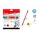 Motarro Triangle Shape Colored Pencils with Easers 24-Pieces Set Multicolor MC092-24