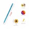 Motarro 18-Pcs Hexagonal Colored Pencils, MC096-2 &ndash; Bright, Long-Lasting Color Pencils for Artists, Students &amp; Kids
