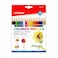 Motarro 18-Pcs Hexagonal Colored Pencils, MC096-2 &ndash; Bright, Long-Lasting Color Pencils for Artists, Students &amp; Kids