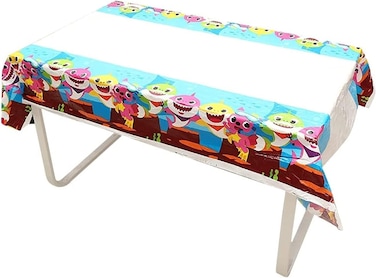Italo Disposable Table Cloth for Birthday Party, Blue