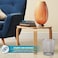 AL ARQAM Silver Metal Mesh Waste Paper Bin Wastebasket Trash Can Circular Garbage Bin for Office, Living Rooms, Bedrooms