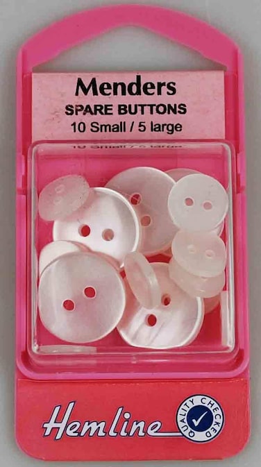 HEMLINE MENDER BUTTON; 15 PCS PER BOX / 785