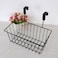 AL ARQAM Metal Multipurpose Cabinet Door Organizer, Under Shelf, Over Door Kitchen, Bathroom Cabinet Storage Basket Rack Holder Hanging Organizer- Black