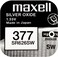 Maxell Sr626Sw Silver Oxide Battery - Pack of 1