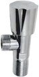 AL ARQAM 1/2" Angle Valve Short Neck with Round Knob, Zinc Body - Durable Water Flow Control Valve for Bathroom &amp; Kitchen Fixtures
