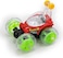 YALLABUYIT 360 Degree Remote Control  Plastic Rolling Tipping Stunt Car for Kids