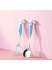 Cinnamoroll Spoon and Fork Set with Storage Case &acirc;&euro;&ldquo; Cute Cartoon Stainless Steel Cutlery for Kids &amp; Adults   Portable Travel Utensils Set with Soft Grip Handles