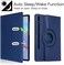 Muzz Tab S9 case 360&deg; Rotating Case for Samsung Galaxy Tab S9, Multi-Angle Swiveling Slim Cover, Auto Wake/Sleep, PU Leather Hard Back, Shockproof (Blue)
