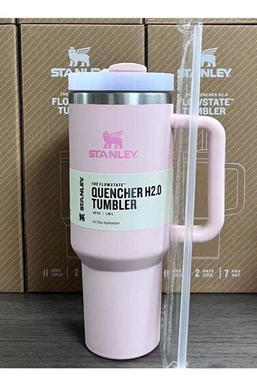 Quencher H2.0 FlowState Stainless Steel Vacuum Insulated Tumbler with Lid and Straw, 40 oz