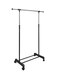 Rail Roll Cloth Rack Black/Silver