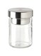 Ikea Tssp Jar With Insert, Clear Glass/Stainless Steel0.4 L (13.5 Oz) (70497209), Blue