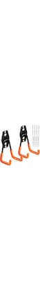 2 Pack Garage Storage Utility Hooks, Garage Storage Hooks for Ladder Extension Cord Tool Cable, Wall Mount Medium Utility U Hooks, Garage Hanger&amp;Organizer