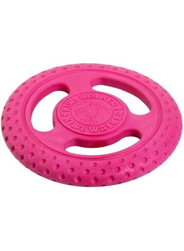 KIWI WALKER Let&lsquo;s play! FRISBEE MINI Dog Toy - PINK/16CM