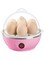 Dubai Gallery Multi-Functional Electric Eggs Boiler Steamer 350 W 45573 Pink/Clear