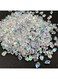 Tazweeq Acrylic Vase Fillers, Acrylic Glow-In-The-Dark Transparent Irregular Shaped Drill, Glass Bottle Filling Drill, Acrylic Gems Crystals Clear Rocks Plastic Diamonds Vase Centerpiece for Vase Fill