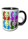 Colorful Pandas Mug Multicolour