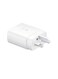 Adapter Type C 45W PD With USB-C To USB-C Cable White