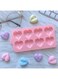 8pcs Valentines 8-Cavity Diamond &amp; Heart Craft Mold