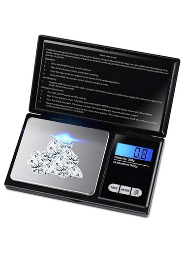 SKEIDO For Jewelry Gram Weight For Kitchen Precise LCD Mini Digital Scale High Accuracy Backlight Electric Pocket 1Pcs (200g/0.01g)