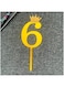 6th Birthday cake topper or 6th anniversary celebration Cake topper - Big Size Number 6 Cake Topper