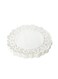 Pieces Baking Paper Mats Disposable Oil-Absorbing Paper Food Tray Liners Decorative Lace Hollow Round Paper Set White 8.5 Inches