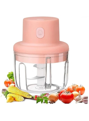 Original Vegetable Chopper   Special Chopper for Garlic, Salad, Lettuce. Fruit chopper electric with Stay-Sharp Blade, One Touch Pulse. USB Rechargeable onion chopper.