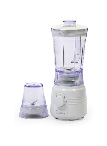 Midea Blender 400 Watts 1.5 Liter Smoothie Maker, Mixer with Grinder Multi Mill, 2 Speeds with Pulse &amp; Detachable Blade for Easy Cleaning, Best for Blending, Grinding, Mixing &amp; Chopping, Bl2516A