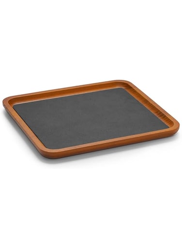 Tazweeq Solid Wood Jewelry Tray, Jewellery Display Stand, Display Cabinet, Jewellery Display Organiser (M,20&times;18&times;1.5cm)