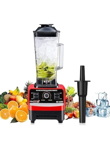 Dubai Gallery BPA Free Professional Heavy Duty Commercial Timer Blender, 2.5L - 4500W