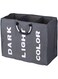 Goolsky 3-Section Large Foldable Oxford Laundry Basket Bag Dirty Clothes Storage Bag Organizer with Aluminum Handles-Dark Grey