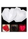Hot Chocolate Bomb Molds Semi Sphere 6 Holes Silicone Mold for Baking Cake DIY, Candy White 2.5inch