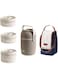 Jorunb Bento Boxes, 3 Tier Lunch Box for Student Adult, Thermal Insulation Bento Lunch Box with Hand Bag, Lunch Containers for Kids Lunch Box Food Containers (1390 ml)