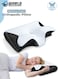 2-in-1 Memory Foam Cervical Pillow, Orthopedic Contour Pillow for Neck Pain Relief, Ergonomic Support for Side, Back, and Stomach Sleepers, Black