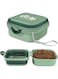 X spring Collapsible Dog Water Bowls, 2-in-1 Dog Travel Bowl for Pet Food Water Feeder, Portable Dog Bowl with Food Grade PP, Travel Dog Bowls with Lid for Walking, Traveling, Camping, Hiking, Etc