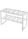 niaoyufeng Household sale Under Sink 2 Tier Expandable Shelf Organizer Rack Storage Kitchen Tool Holders