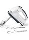 Household Hand Blender Electric, 7-Speed 100W Powerful Motor, Handheld Storage Box，Egg Whisk，Turbocharged and 4x Accessories, Flat Mixer, Dough Hook, Blender Essential for Cakes and Desserts