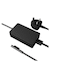 Surface Pro 4 Charger 12V 2.58A 65W Charger for Microsoft Surface Pro 3 Pro 4 Pro 5 Laptop Go Cable AC 1.8M Power Supply Black