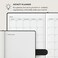 Burga A5 Undated Infinity Planner with Magnetic Closure &ndash; Vegan Leather Hardcover Notebook, 144 Pages, 100 GSM FSC Paper, Flat Lay Binding, Back Pocket &amp; Ribbon Markers &ndash; Good Vibes