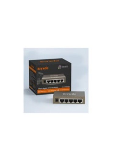 TEG1005D With 5-Port Gigabit Ethernet Unmanaged Switch Desktop Brown
