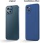 Case Compatible with Huawei Nova 13 Pro, Silky-Soft Touch Full-Body Protective Phone Silicone Case, Shockproof Cover with Microfiber Lining Case For Huawei nova 13 Pro (Blue)