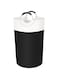 Laundry Basket, Large Laundry Hamper with Handle, Collapsible Laundry Baskets, Dirty Clothes Hamper, Waterproof with Foam Protected Aluminum Handles for College Dorm, Family 90L (Black)