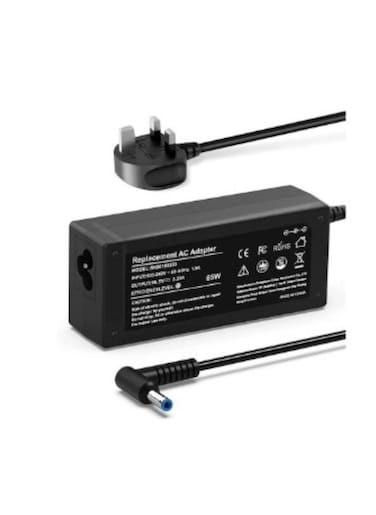 Laptop Power Adapter 45W/65W HP Blue Pin 19.5V 2.31A  (4.5mm x 3mm Black)