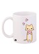 Cat Printed Mug White/Yellow/Pink