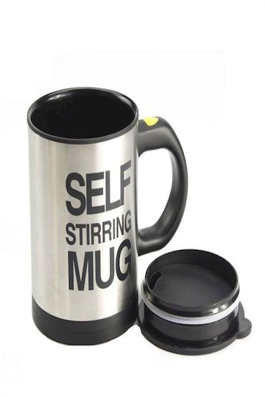 Self Stirring Mug - Black