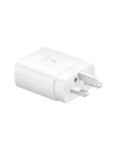Adapter Type C 45W PD With USB-C To USB-C Cable White