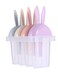 Popsicle Molds Ice Moulds, Ice Lollipop Popsicle Moulds, 4Ice Moulds Set, Popsicle Moulds with Sticks and Drip Guard, Popsicle Mold Reusable Easy Release Ice Pop Maker