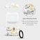 Burga AirPods 4 Couvert Protective Elegant Case For Apple AirPods, Cover Charging LED Visible, Scratch-Resistant, Shockproof Case