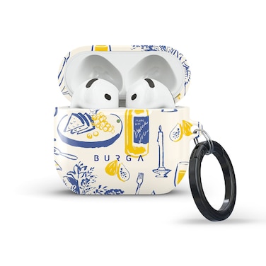 Burga AirPods 4 Couvert Protective Elegant Case For Apple AirPods, Cover Charging LED Visible, Scratch-Resistant, Shockproof Case