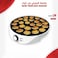 24-Hole Electric Mini Pancake Maker - 1000W Non-Stick Poffertjes Machine with Temperature Control
