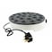 24-Hole Electric Mini Pancake Maker - 1000W Non-Stick Poffertjes Machine with Temperature Control